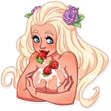 Girl in Love WhatsApp Sticker #23