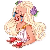 Girl in Love WhatsApp Sticker #26