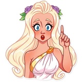 Girl in Love WhatsApp Sticker #27