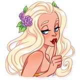 Girl in Love WhatsApp Sticker #29