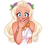 Girl in Love WhatsApp Sticker #30