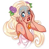 Girl in Love WhatsApp Sticker #4