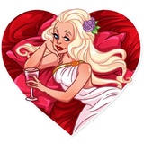 Girl in Love WhatsApp Sticker #6