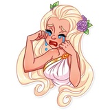 Girl in Love WhatsApp Sticker #9