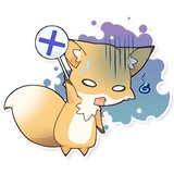 Girly Fox Remastered WhatsApp Sticker #8