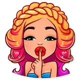 Glamour Puss WhatsApp Sticker #14