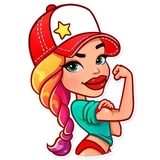 Glamour Puss WhatsApp Sticker #18