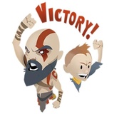 God of Wars 2018 WhatsApp Sticker #2