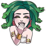 Medusa WhatsApp Sticker pack