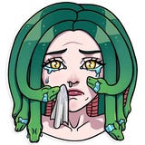 Medusa WhatsApp Sticker #10