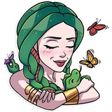 Medusa WhatsApp Sticker #11