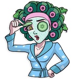 Medusa WhatsApp Sticker #17