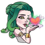 Medusa WhatsApp Sticker #2