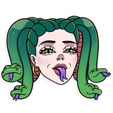 Medusa WhatsApp Sticker #22