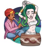 Medusa WhatsApp Sticker #23