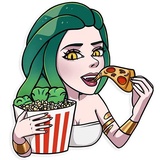 Medusa WhatsApp Sticker #24