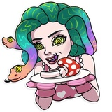 Medusa WhatsApp Sticker #27