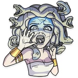Medusa WhatsApp Sticker #4