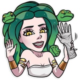 Medusa WhatsApp Sticker #5
