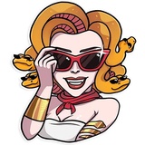 Medusa WhatsApp Sticker #8