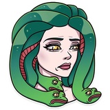 Medusa WhatsApp Sticker #9