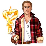 Ryan Gosling WhatsApp Sticker #11