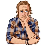 Ryan Gosling WhatsApp Sticker #16