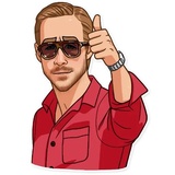 Ryan Gosling WhatsApp Sticker #3