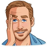 Ryan Gosling WhatsApp Sticker #8