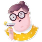 Granny Loves You WhatsApp Sticker #11