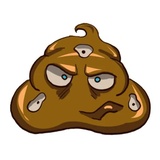 Shit Emoji WhatsApp Sticker #13