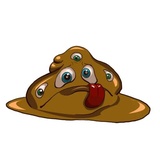Shit Emoji WhatsApp Sticker #4