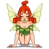 Green Fairy WhatsApp Sticker #15