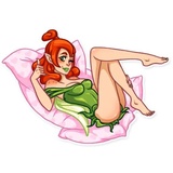 Green Fairy WhatsApp Sticker #16