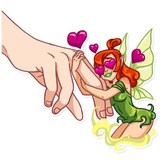 Green Fairy WhatsApp Sticker #20