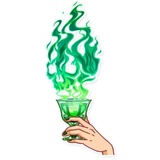 Green Fairy WhatsApp Sticker #28