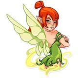 Green Fairy WhatsApp Sticker #29