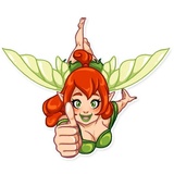 Green Fairy WhatsApp Sticker #3