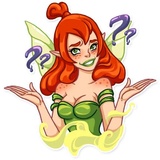 Green Fairy WhatsApp Sticker #8