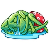 Green Go WhatsApp Sticker #13