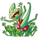 Green Go WhatsApp Sticker #14