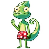 Green Go WhatsApp Sticker #17