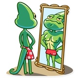 Green Go WhatsApp Sticker #19