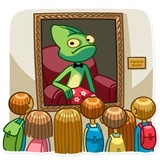 Green Go WhatsApp Sticker #20