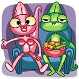 Green Go WhatsApp Sticker #22