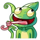 Green Go WhatsApp Sticker #7