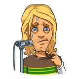 Kurt Cobain WhatsApp Sticker #10