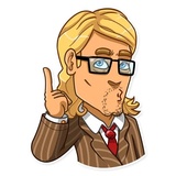 Kurt Cobain WhatsApp Sticker #18