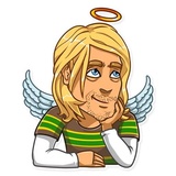 Kurt Cobain WhatsApp Sticker #25