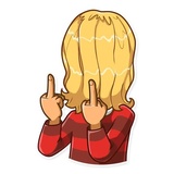 Kurt Cobain WhatsApp Sticker #26